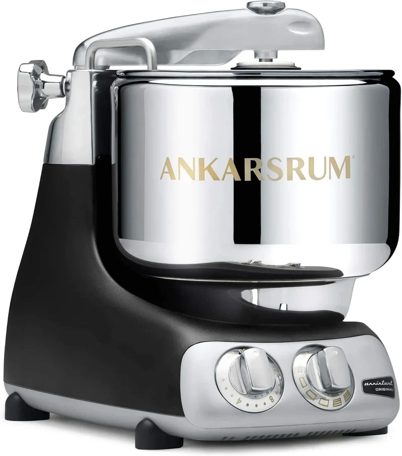 Original 6230-Black Assistent Kitchen Machine-Black ANKARSRUM 6230 BK Original-AKM6230, Fassungsvermögen 7 liters, Aluminium, in Schwarz