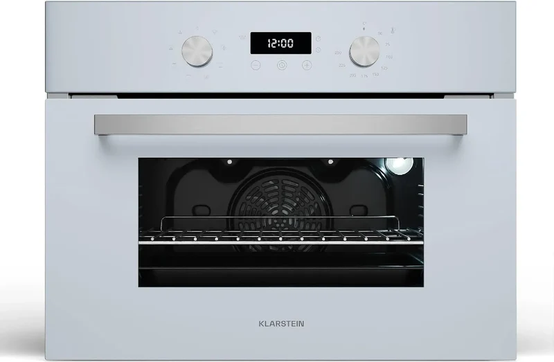 Klarstein Kochfeld, Einbau-Backofen Ohne, Fassungsvermögen 41 L, 8 Funktionen, SpaceSmart Einbaubackofen, Energieklasse A, Dampfreinigung