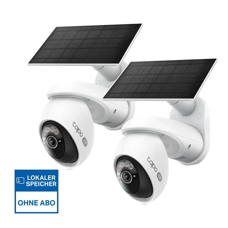 4K 8MP 360° Solarbetriebene Kamera | Tapo C660 KIT(2er-Pack)