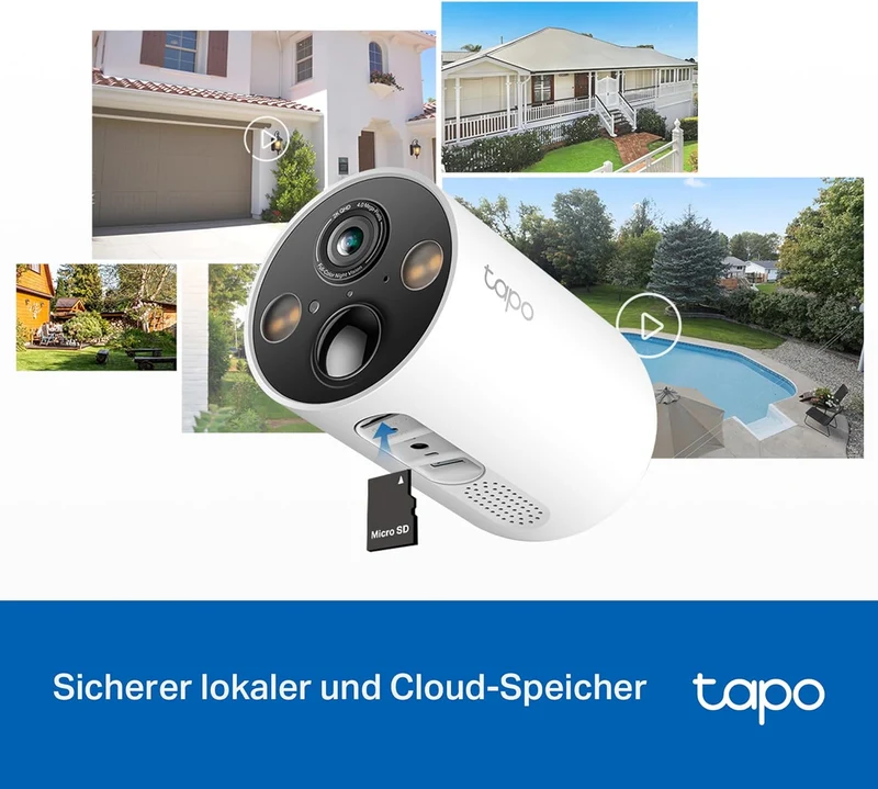 2K 4MP 10000mAh Solarbetriebene Akku Kamera | Tapo C425 KIT(2er-Pack)