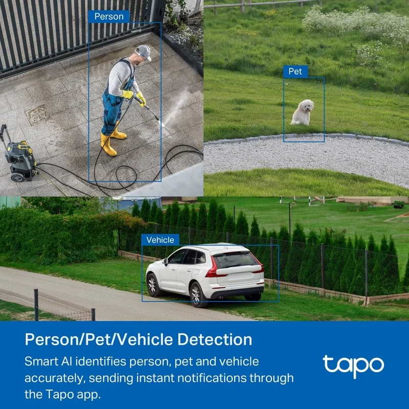 3K 5MP 360° Outdoor Kamera | Tapo C530WS(2er-Pack)