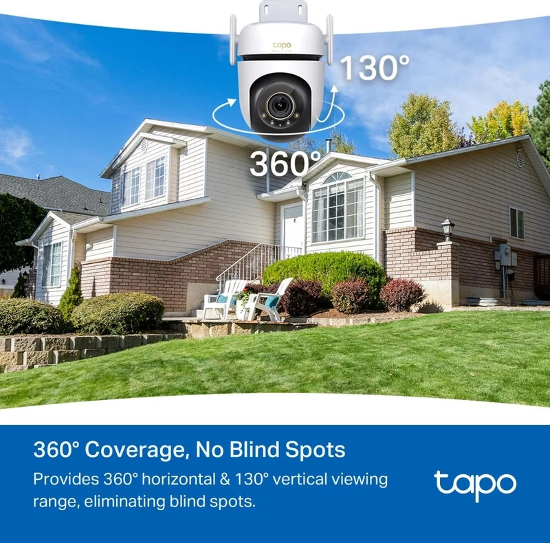 3K 5MP 360° Outdoor Kamera | Tapo C530WS(2er-Pack)