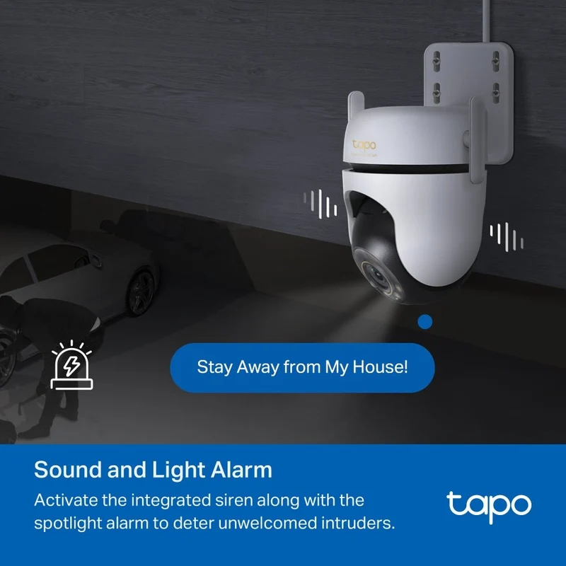 3K 5MP 360° Outdoor Kamera | Tapo C530WS(2er-Pack)