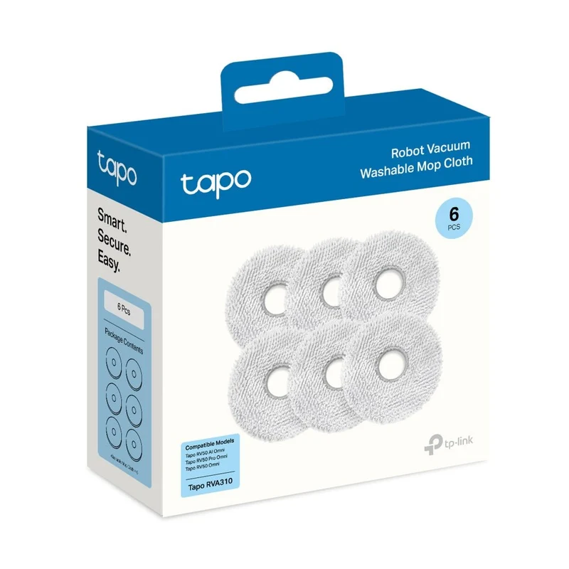 Tapo RVA310 Waschbares Mopptuch für Tapo RV50 Pro Omni
