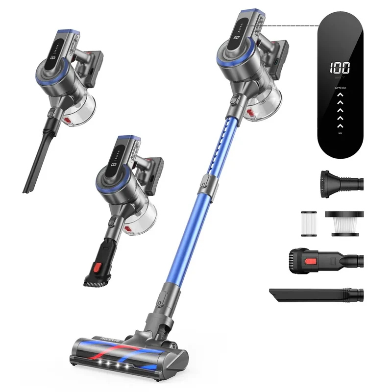 Pireware® Kabelloser Akku Staubsauger Beutellos