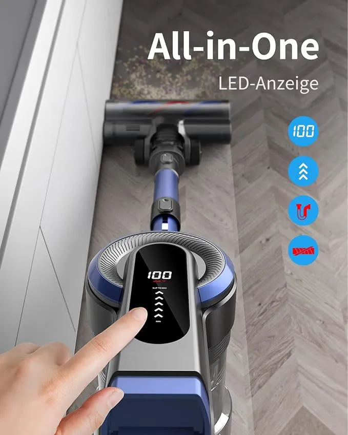 Pireware® Kabelloser Akku Staubsauger Beutellos