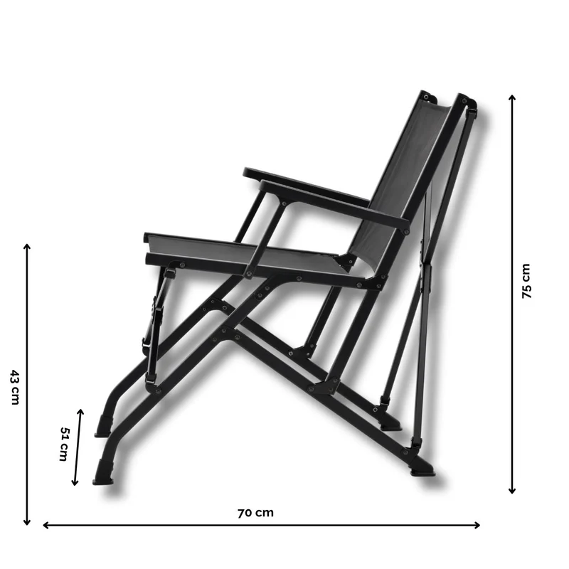 B-WARE FUXTEC Klappstuhl FX-BZ-S76 für Outdoor & Freizeit