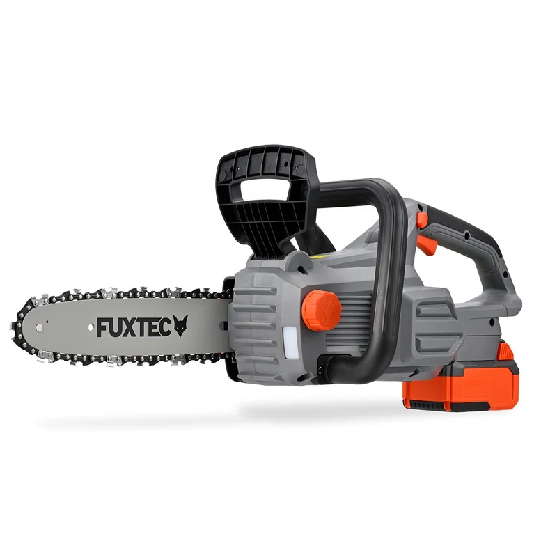 FUXTEC 20V Cordless Chainsaw FX-E1KS20 | 10 Inch | 4Ah Battery & Charger