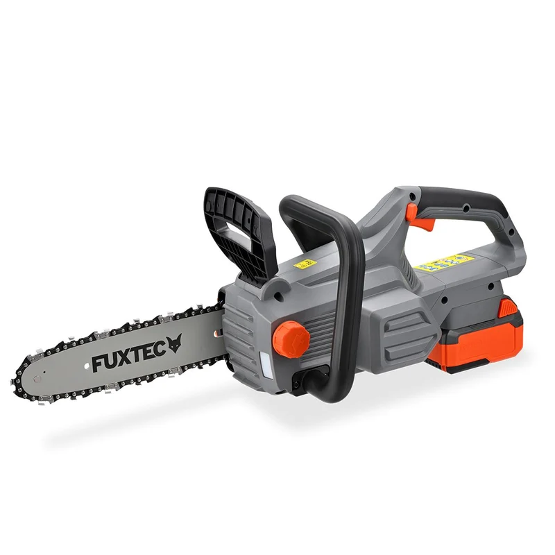FUXTEC 20V Cordless Chainsaw FX-E1KS20 | 10 Inch | 4Ah Battery & Charger