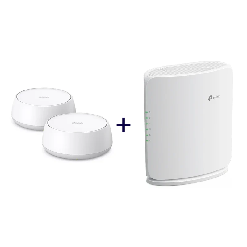 Wi-Fi 7 Router & Mesh Bundle | TP-LinkBox 7 + Deco BE25 (2er-Pack)