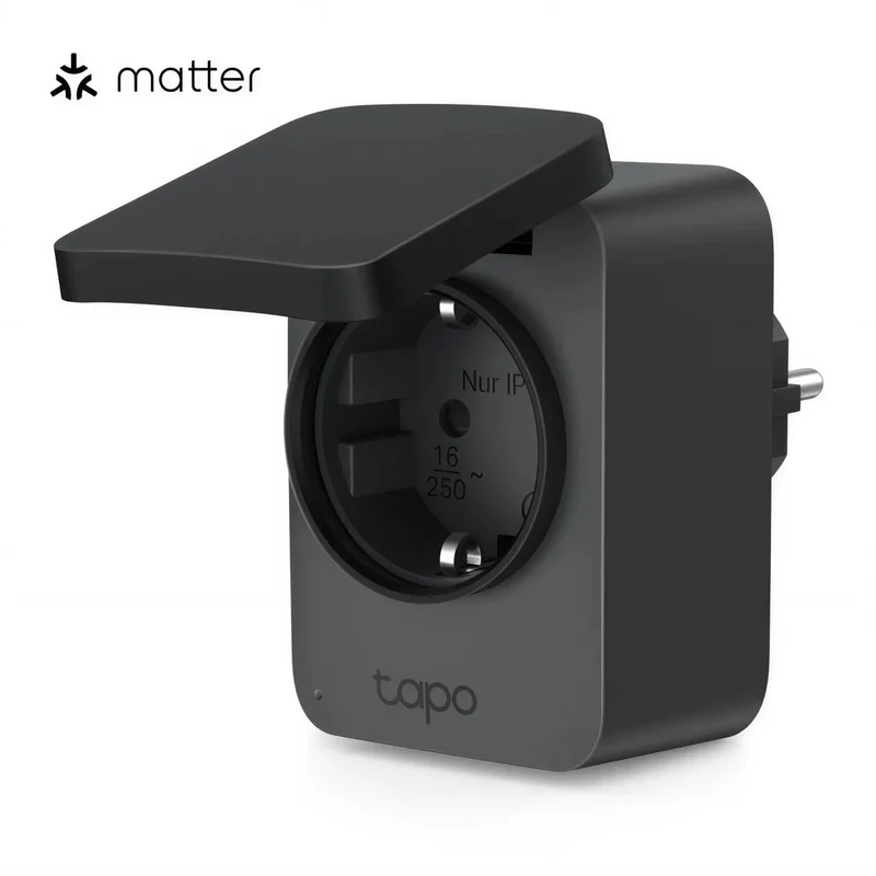 Tapo P410M | Outdoor WLAN Steckdose IP54 Spritzwasser- & Staubgeschützt