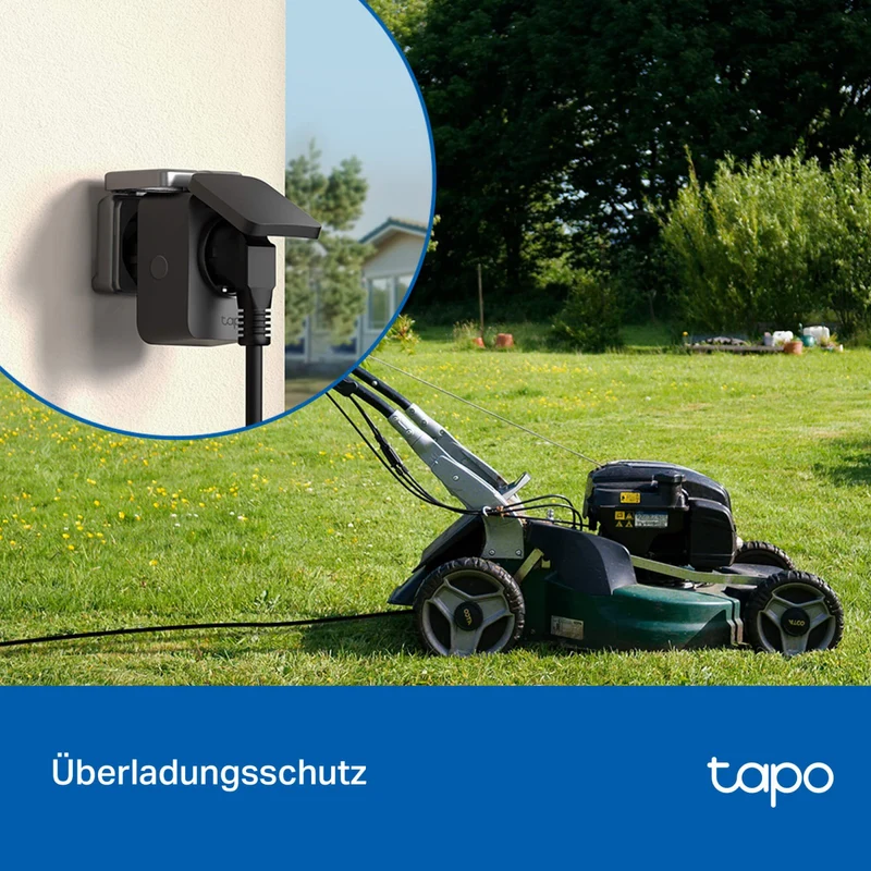Tapo P410M | Outdoor WLAN Steckdose IP54 Spritzwasser- & Staubgeschützt