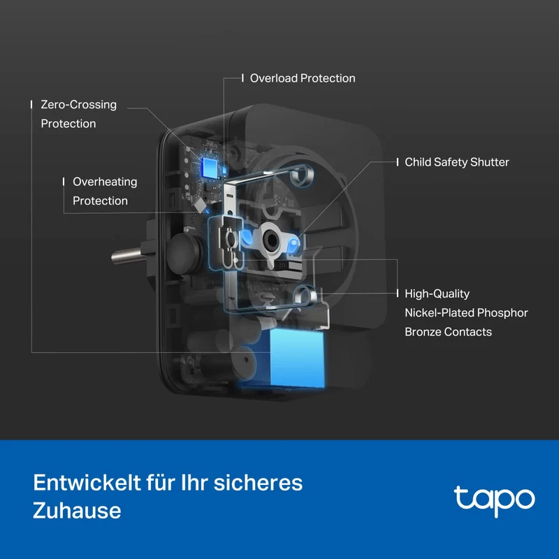 Tapo P410M | Outdoor WLAN Steckdose IP54 Spritzwasser- & Staubgeschützt