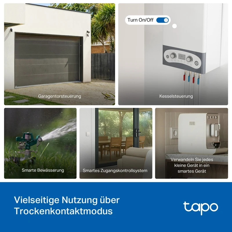 Tapo S110E | 1-Kanal Smart Relaisschalter Garagentor Energieüberwachung