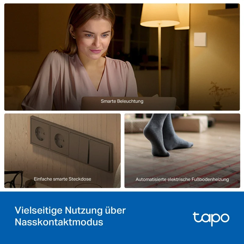 Tapo S110E | 1-Kanal Smart Relaisschalter Garagentor Energieüberwachung