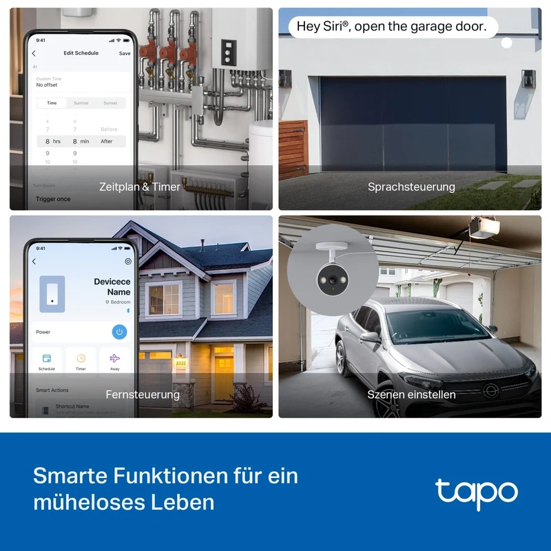 Tapo S110E | 1-Kanal Smart Relaisschalter Garagentor Energieüberwachung