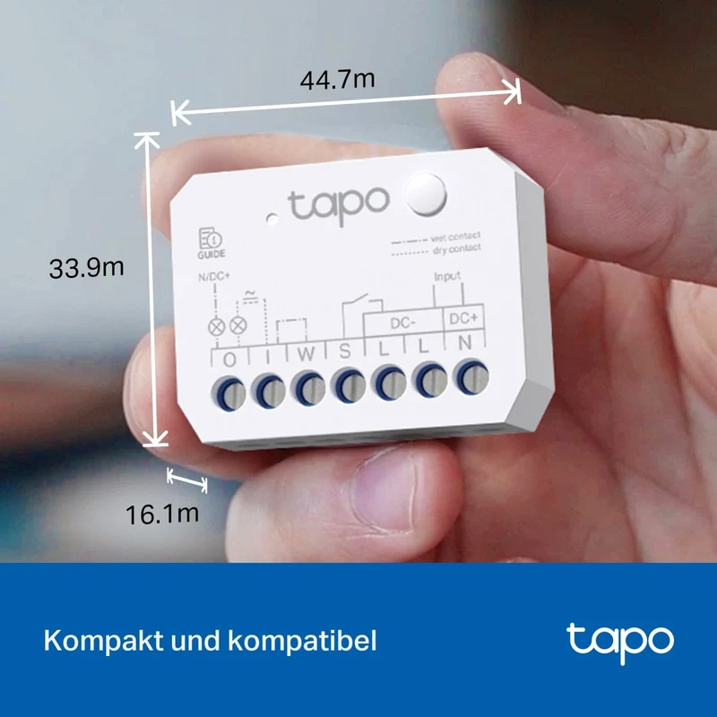 Tapo S110E | 1-Kanal Smart Relaisschalter Garagentor Energieüberwachung
