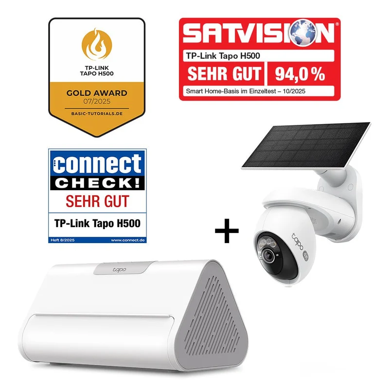 Tapo C660 KIT 360°+ H500 Speicher-Bundle