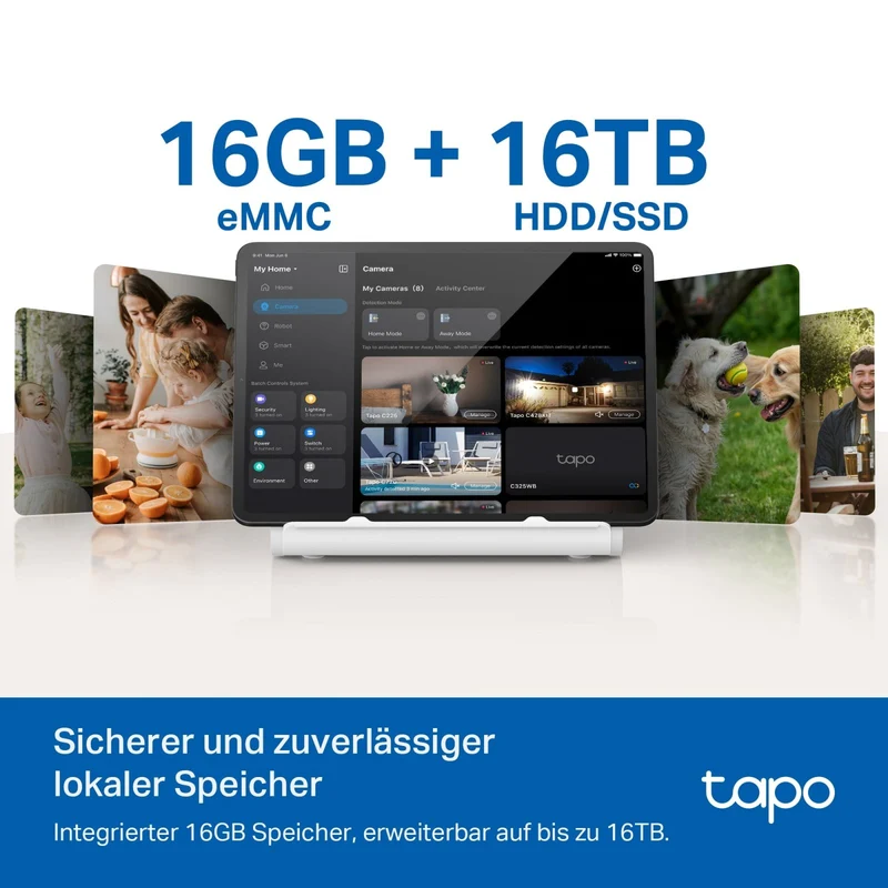 Tapo C660 KIT 360°+ H500 Speicher-Bundle