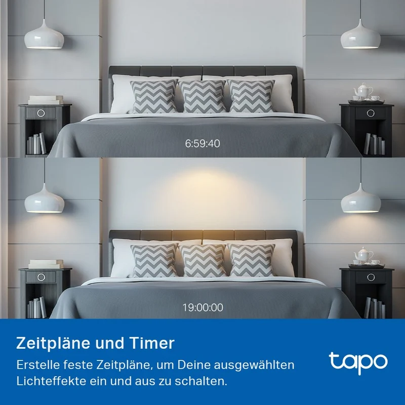 E14 & 470 Lumen Tapo L430P | WLAN Glühbirne mehrfarbig