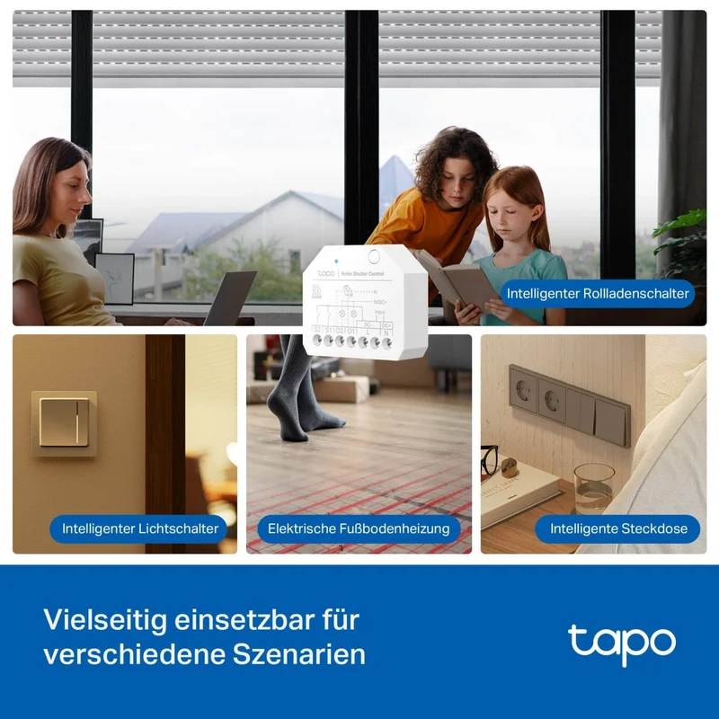 Tapo S112 | 2-Kanal Smart Relaischalter Rolladen Energieüberwachung