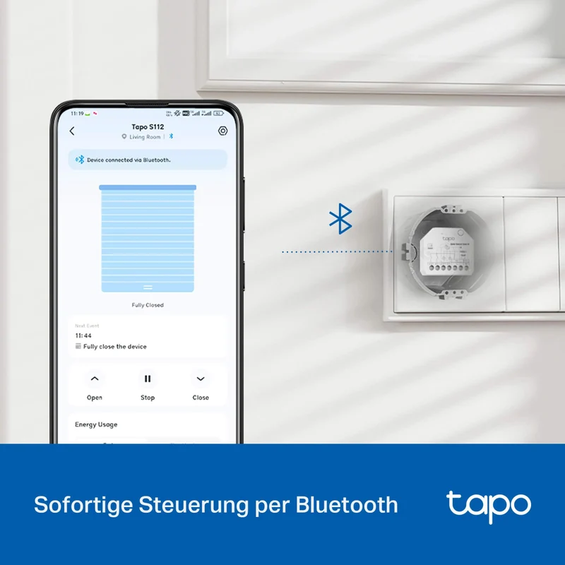 Tapo S112 | 2-Kanal Smart Relaischalter Rolladen Energieüberwachung