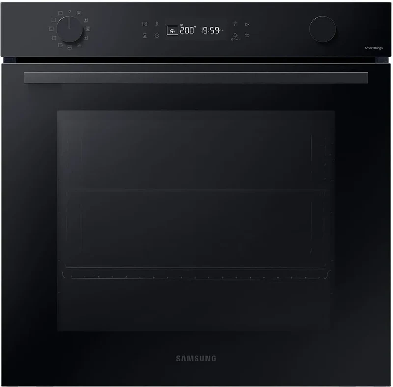 Samsung Backofen NV7B41307AK/U1, Serie 4, U1 Pyrolyse Schwarzes Glas