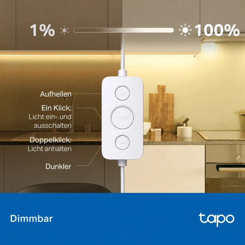 Tapo L901-6 | Smart WLAN Lichtstreifen 6 m mit 2 Bewegungssensoren
