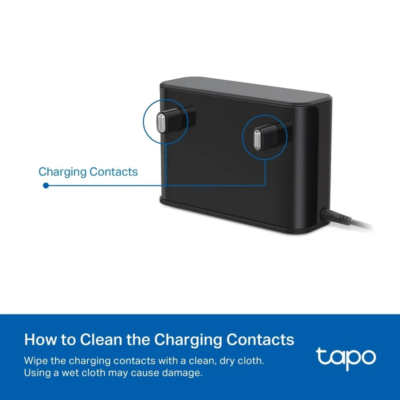 Tapo RVB102 Ladestation, Nur für Tapo RV30/20 Max und Max Plus