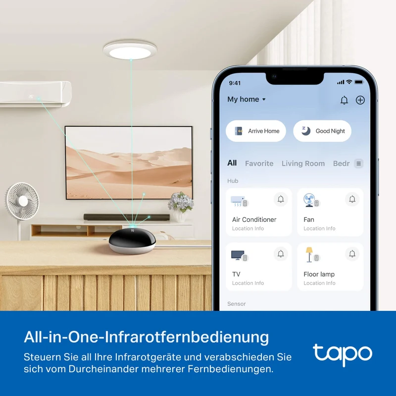 Tapo H110 | IOT Hub Infrarot Fernbedienung