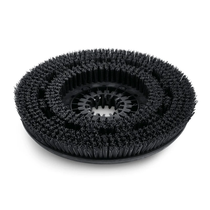 Scheibenbürste, Hart, Schwarz, 385 mm