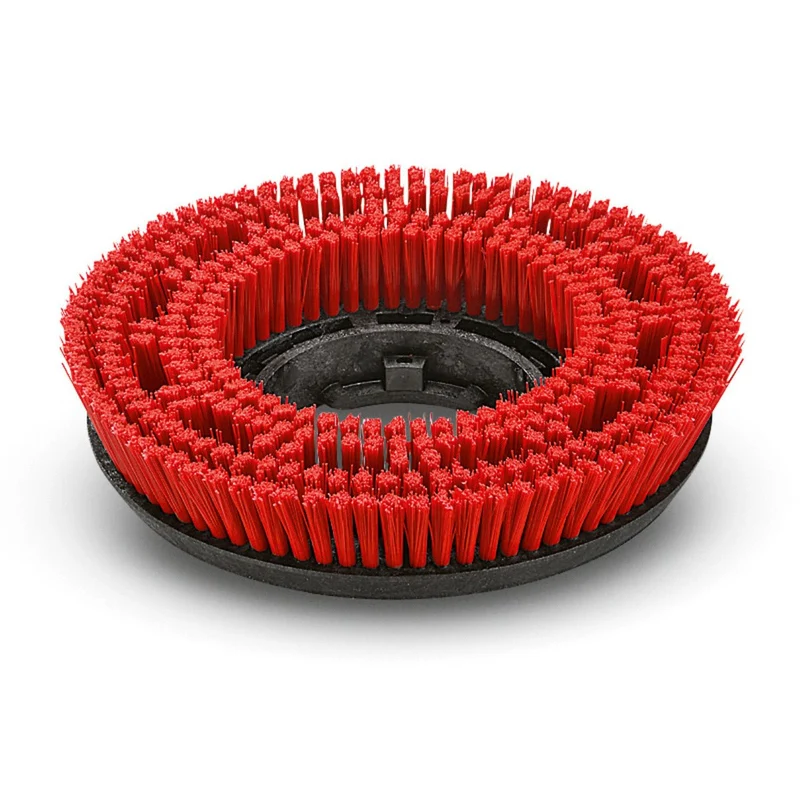 Scheibenbürste, Mittel, Rot, 385 mm