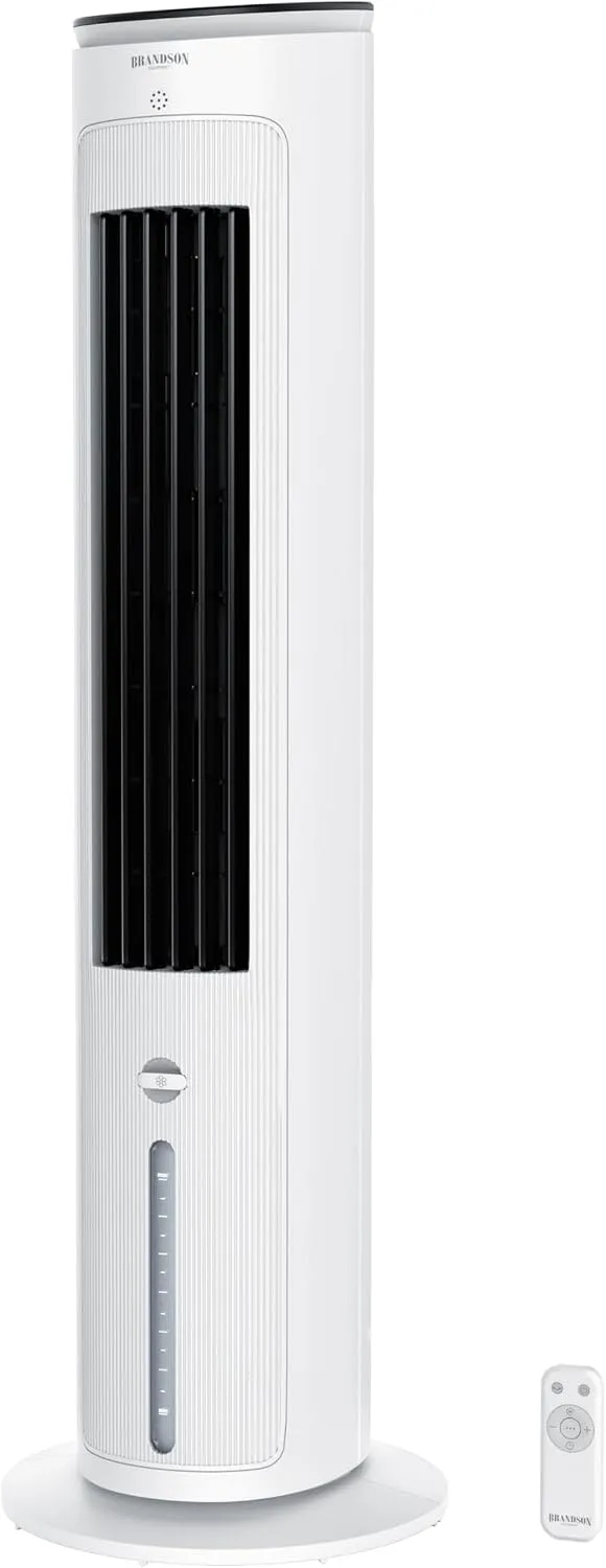 Klimaanlage, mobile ohne Abluftschlauch, 5 in 1, Turmventilator mit Wasserkühlung, Luftkühler, leise, Fassungsvermögen 4,7 L Wassertank, Brandson