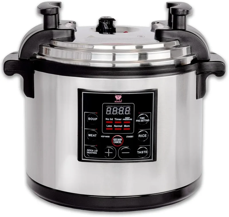 Gastronomie Reiskocher aus Edelstahl Modell BRK-10 Beeketal Profi, Fassungsvermögen 11L oder 15L Volumen, für bis zu 6,5kg Reis, Imbiss & Vereine