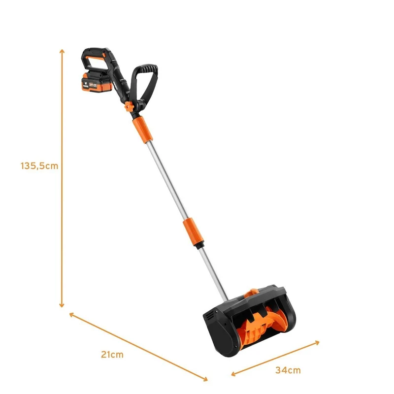 FUXTEC Akku-Schneefräse FX-E1SCH20SET inkl. Akku & Ladegerät