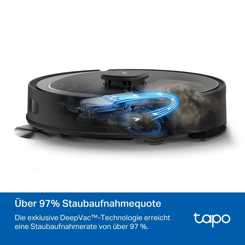 5300 Pa Saugroboter mit Wischfunktion | Tapo RV30 Max