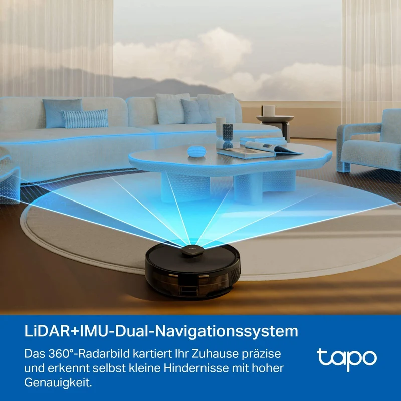 5300 Pa Saugroboter mit Wischfunktion | Tapo RV30 Max