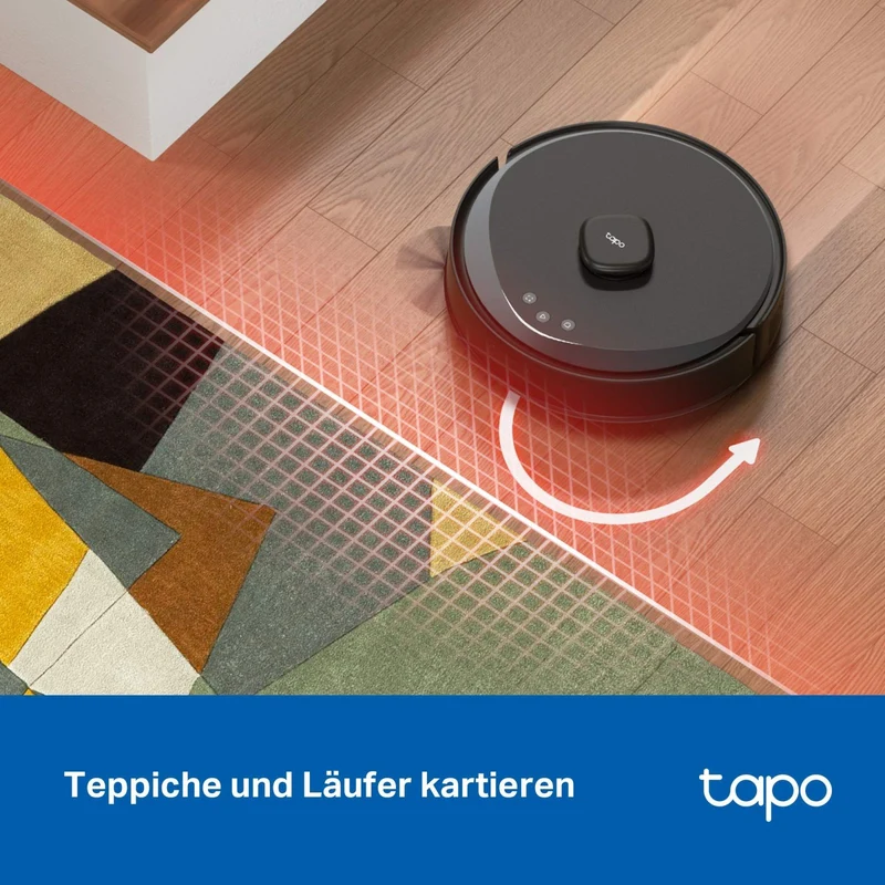 5300 Pa Saugroboter mit Wischfunktion | Tapo RV30 Max
