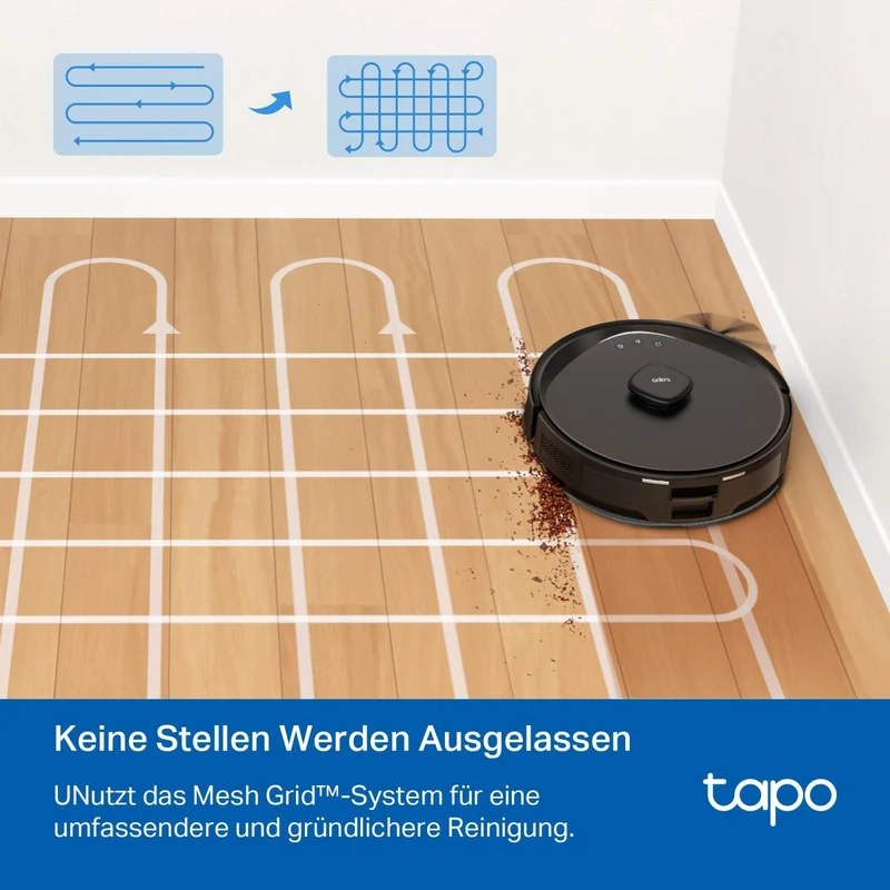 5300 Pa Saugroboter mit Wischfunktion | Tapo RV30 Max