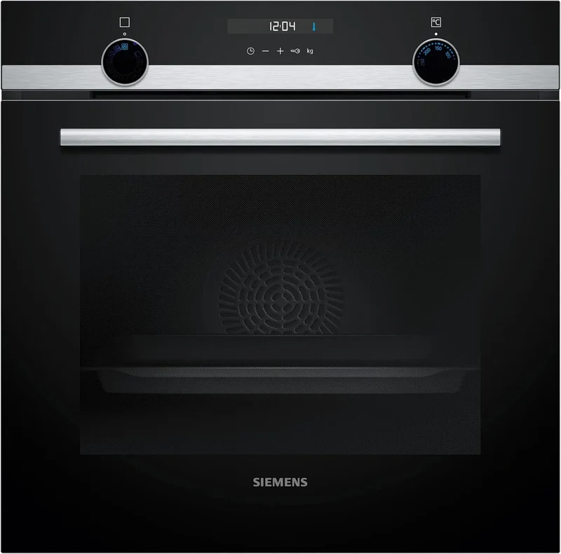 Siemens Backofen HB517GBS3 iQ500 cookControl10, 3D Heißluft, lightControl für intuitive Bedienung, Schnellaufheizung, Einbau 60 x 60 cm, softMove