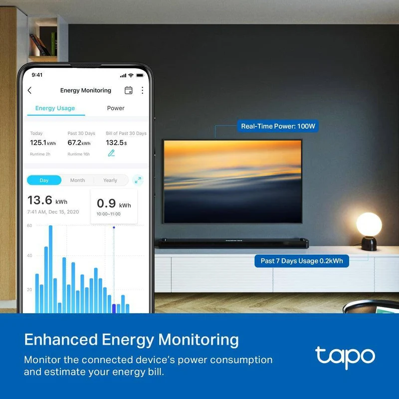 Tapo P110M | WLAN Steckdose Energieüberwachung Matter zertifiziert