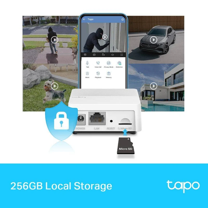 Tapo H200 | Smart Hub 64+4 Geräte Support mit Smart Alarm & Klingel