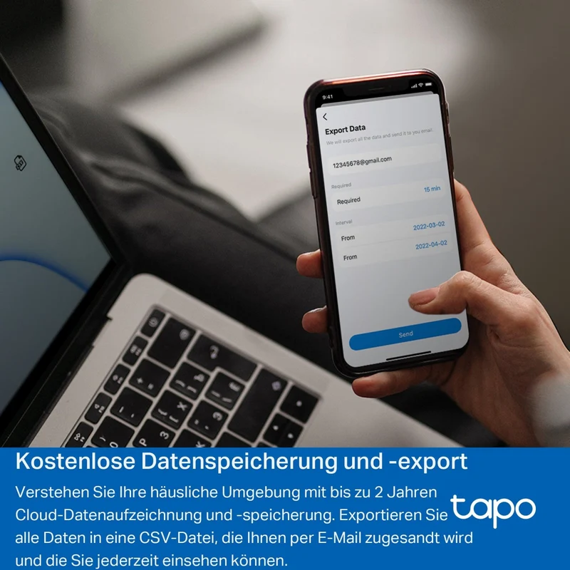 Tapo T310 | Smart Temperatur- und Feuchtigkeitsmonitor Echtzeitdaten