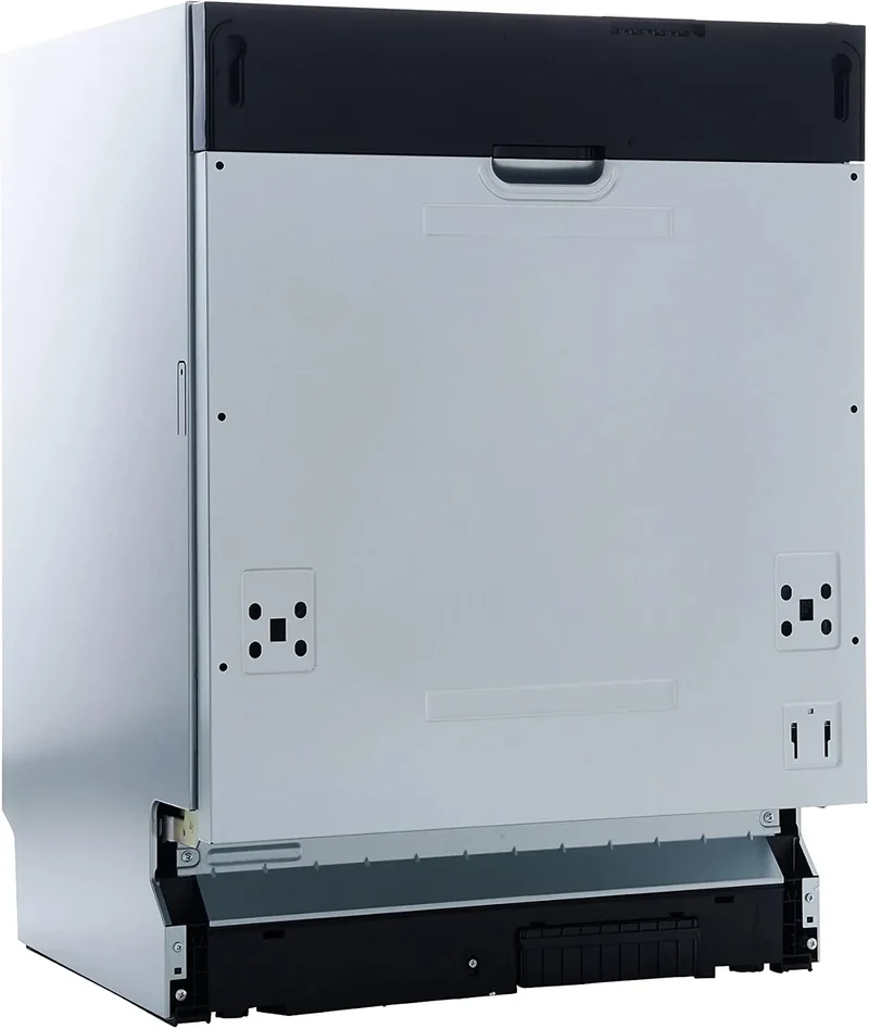 Respekta Geschirrspüler GSP60V, 60 cm weiß, leise 49 dB, 6 Betriebsprogramme, 12 Maßgedecke, Spülmaschine mit flexiblen ckkorb, Vollintegriert