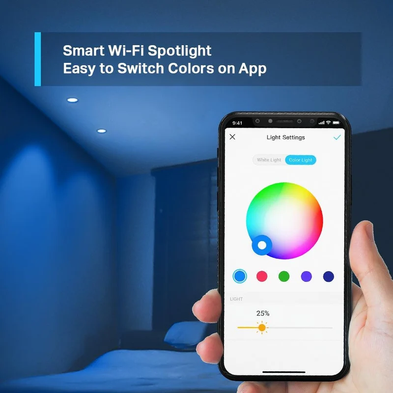 GU10 & 350 Lumen Tapo L630 | WLAN Spotlight mehrfarbig
