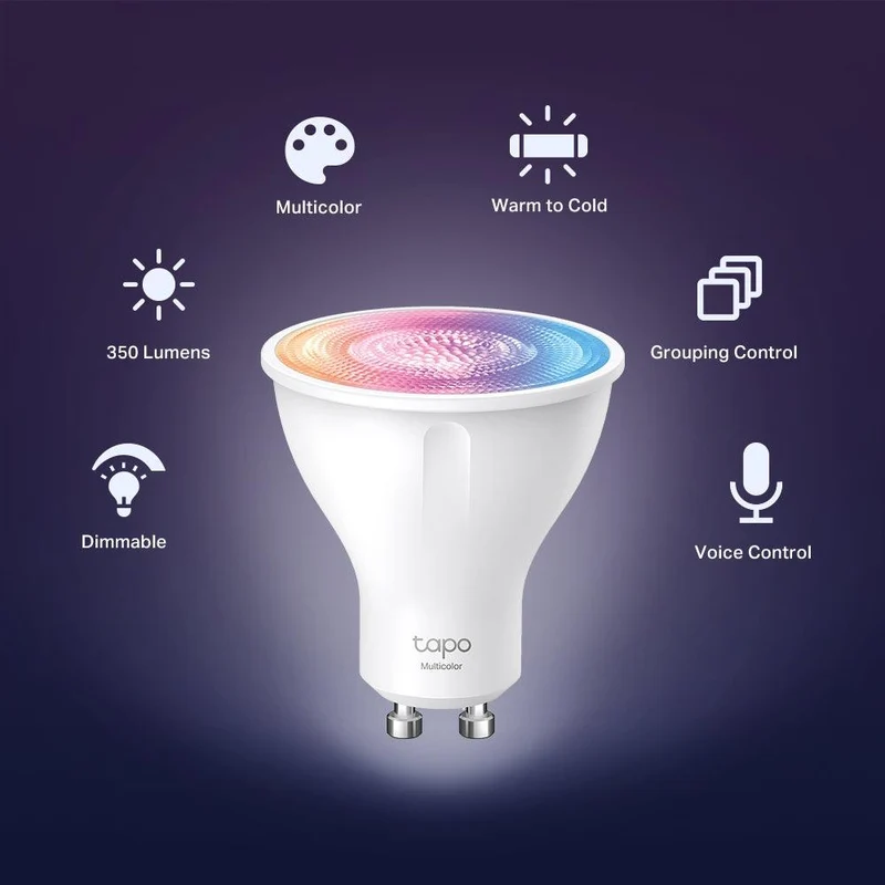 GU10 & 350 Lumen Tapo L630 | WLAN Spotlight mehrfarbig
