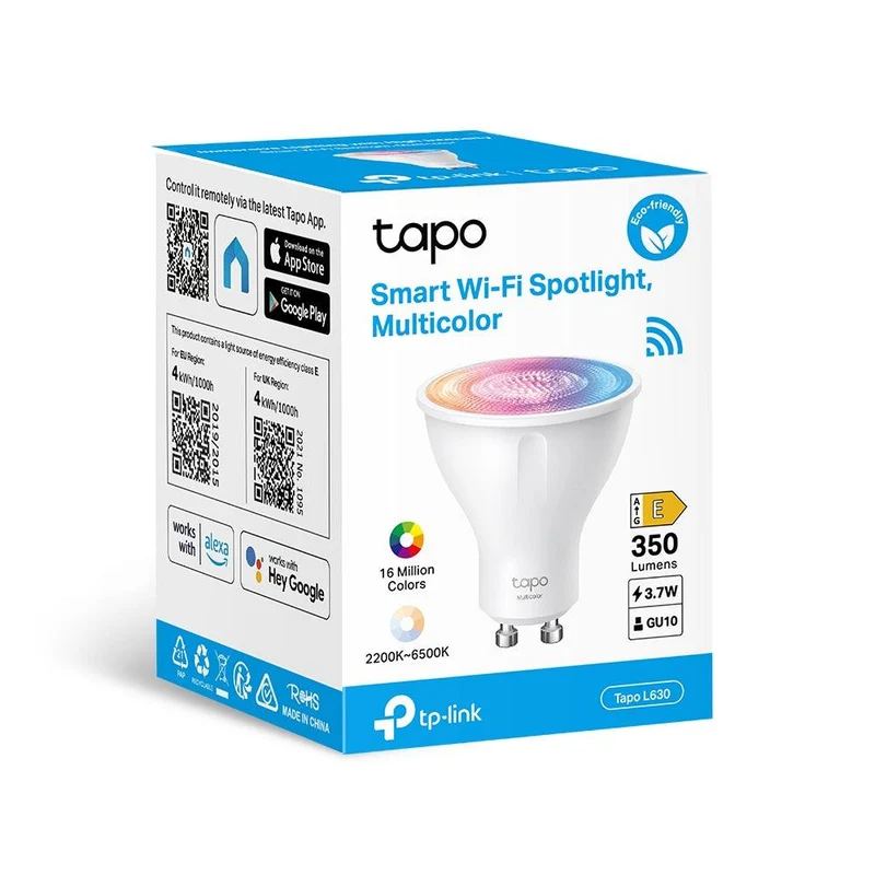 GU10 & 350 Lumen Tapo L630 | WLAN Spotlight mehrfarbig