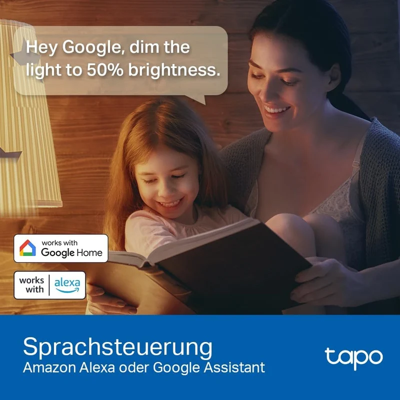 E27 & 806 Lumen Tapo L530E | WLAN Glühbirne mehrfarbig
