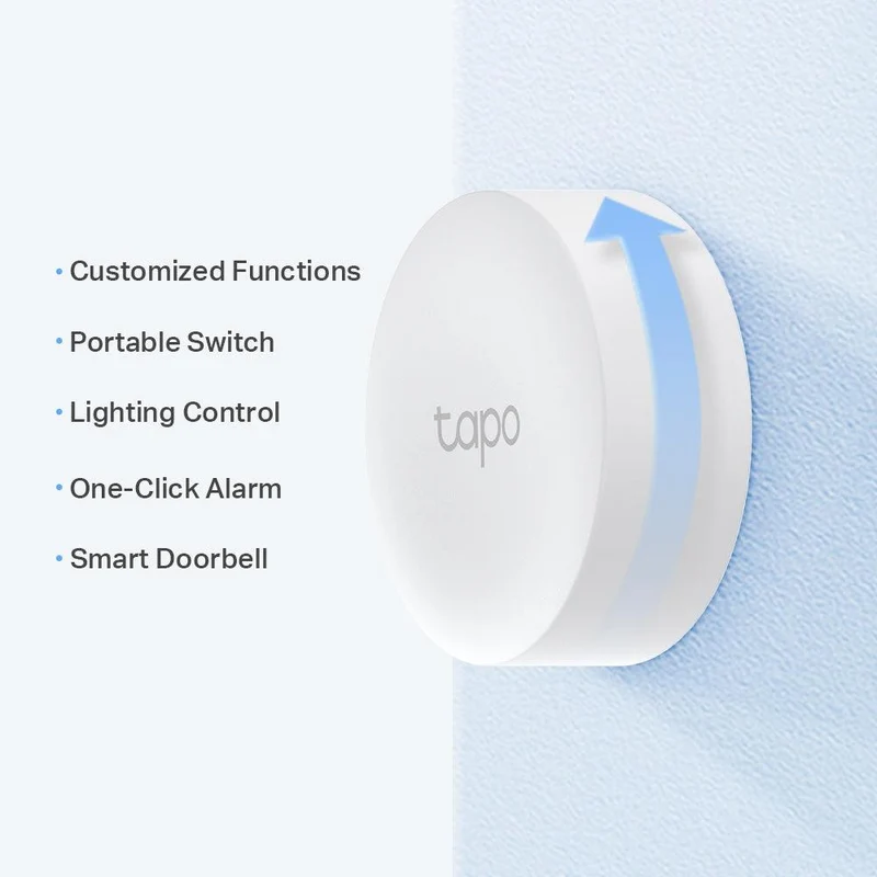 Tapo S200B | Smart Button mit benutzerdefinierten Aktionen (Antippen, Drehen)
