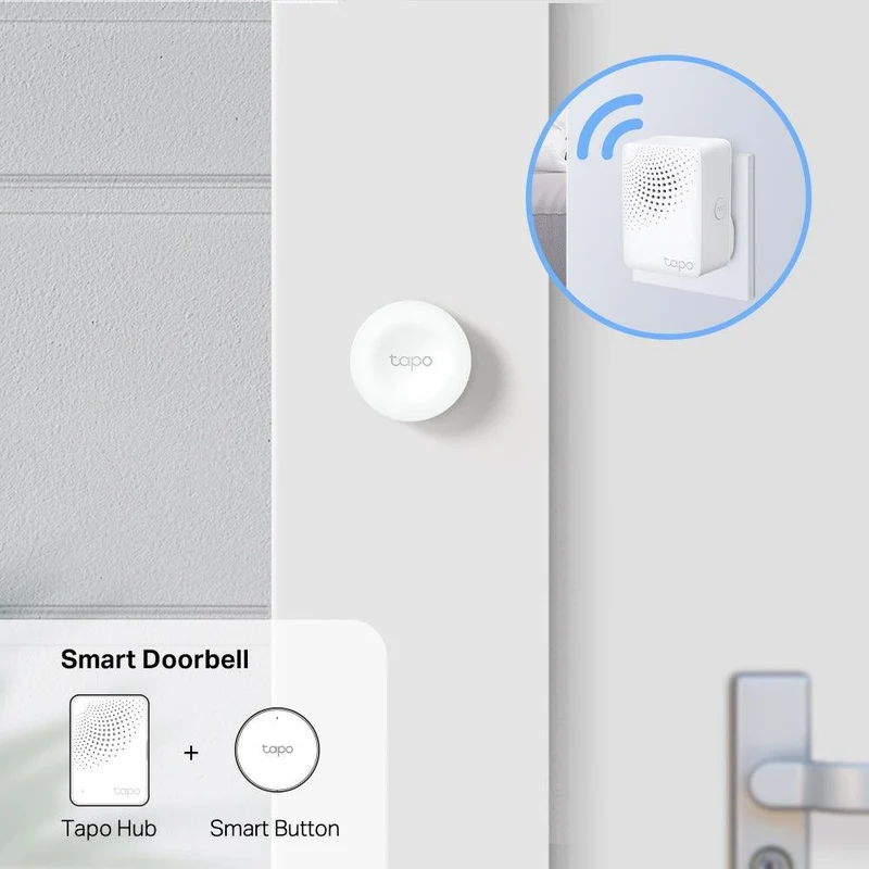 Tapo S200B | Smart Button mit benutzerdefinierten Aktionen (Antippen, Drehen)